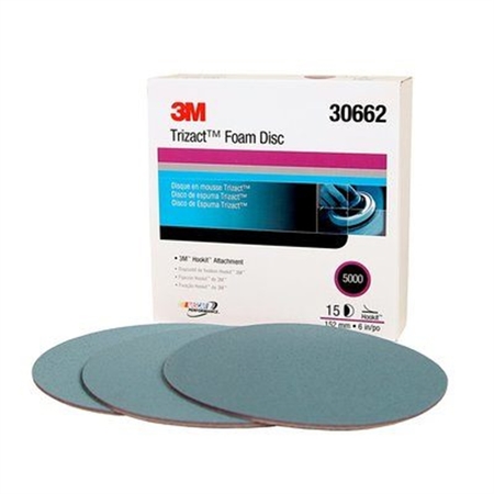 3M Trizact Hookit Foam Disc 6 P5000 15 Pack 30662